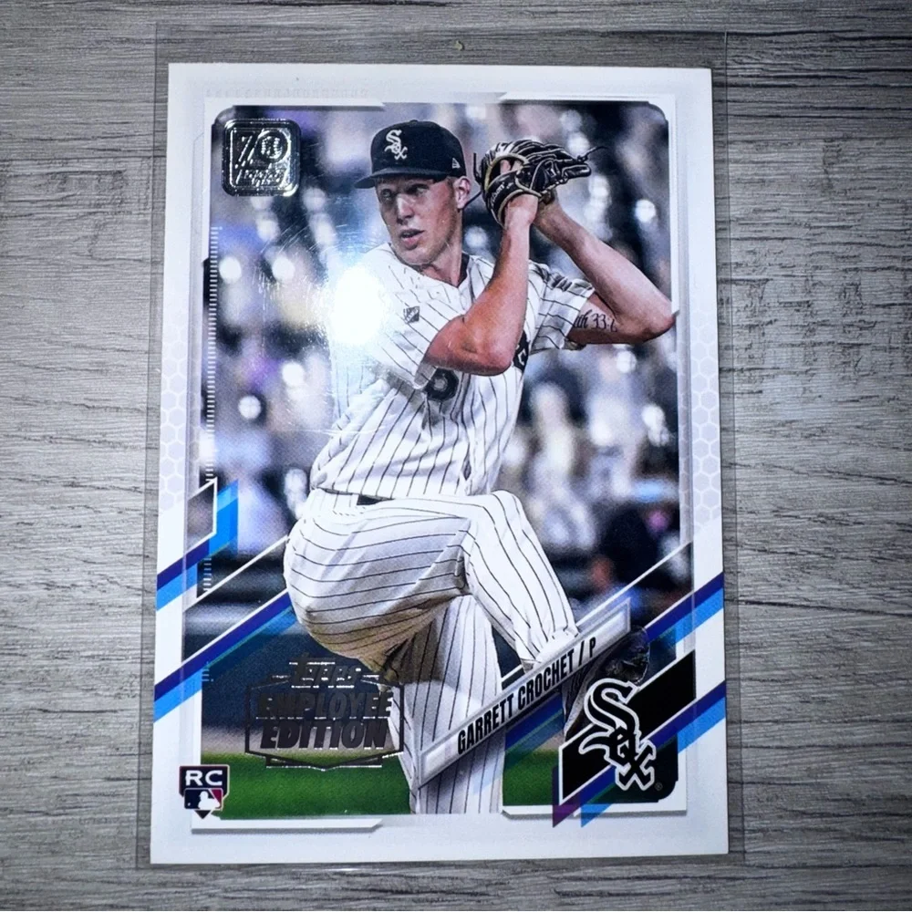 2021 Topps GARRETT CROCHET Employee Edition Rare card #362 CHICAGO WHITE SOX - Picture 1 of 4